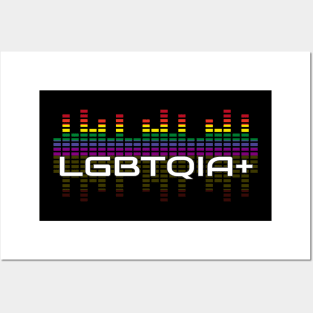 Music Equalizer Bars - LGBTQIA+ Posters and Art